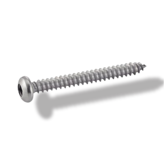 Vis Tôle Inox Tête Cylindrique 4.2X9.5 Carré DIN 7981-Lire la description