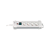 Multiprise BLANC "premium plus"  "1390221064" 4 prises avec interrupteur Multiprise BLANC "premium plus"  "1390221064" 4 prises avec interrupteur