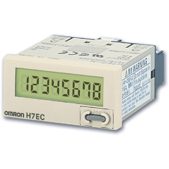 Compteur totalisateur 24x48 7dgts Entrée de tension c.c.-Lire la description