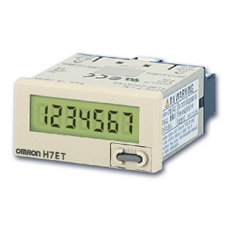Compteur horaire 24x48, entrée Vc.a./Vc.c., 999h59m59s/9999h59,9m-Lire la description