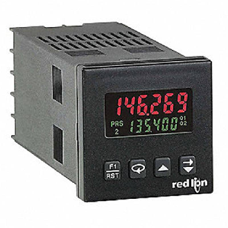 Compteur à présélection 48X48 6dgts LCD alim. AC-Lire la description
