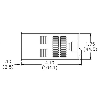 Compteur / cadence (tachymètre) 48x96mm, 24Vac/11-36Vdc