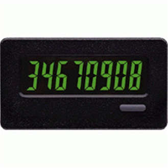 Compteur d'impulsions 8 digits LED verte, entrée max. 28Vdc-Lire la description
