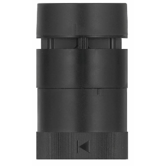 Élément sirène 8 sons 95dB 24VAC/DC IP66 Ø40mm NOIR-Lire la description