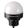 Feu tricolore (V/O/R) encastrable fixe 24 dc IP65 NOIR câble 1.45m