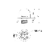Feu tricolore (V/O/R) encastrable fixe 24 dc IP65 NOIR câble 1.45m