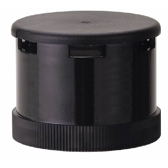 Élément sonore 8 sons 102dB 24VAC/DC IP65 Ø70mm NOIR-Lire la description