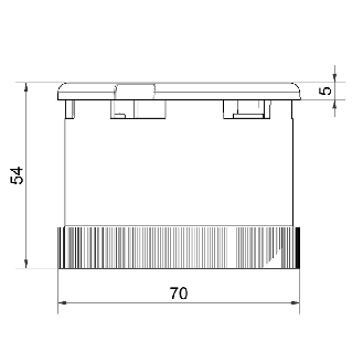 Élément sonore 8 sons 102dB 24VAC/DC IP65 Ø70mm GRIS-Lire la description