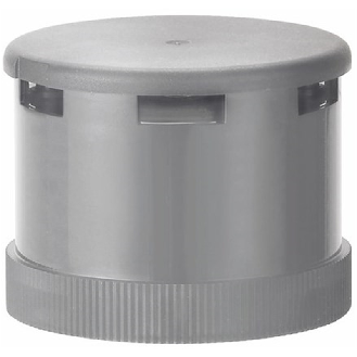 Élément sonore 8 sons 102dB 24VAC/DC IP65 Ø70mm GRIS-Lire la description