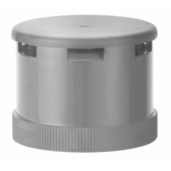 Élément sonore continu/alternatif 105dB 24VAC/DC IP65 Ø70mm GRIS-Lire la description
