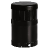 Élément sonore auto-ajustable 80-100dB pulsé 24VDC IP65 Ø70mm NOIR