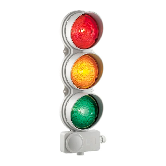 Feu tricolore à Leds SMFR12 LED RAG V24DAC IP65 GRIS-Lire la description