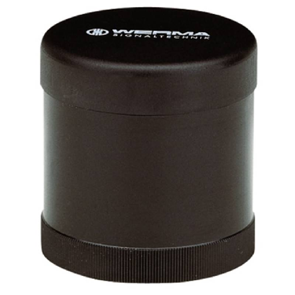 Elément sirène 8 sons 24VAC/DC IP54 Ø70mm NOIR Elément sirène 8 sons 24VAC/DC IP54 Ø70mm NOIR-Lire la description