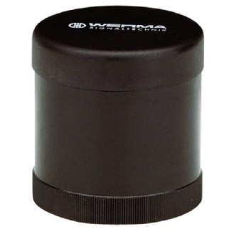 Elément sirène 8 sons 24VAC/DC IP54 Ø70mm NOIR-Lire la description