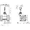 Mécanisme à câble pour pince synchrone avec arbre de 6mm Mécanisme à câble pour pince synchrone avec arbre de 6mm