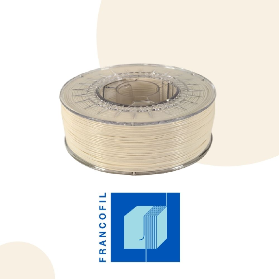 Filament ABS 1.75mm 1kg Blanc-Lire la description