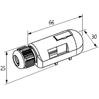 Couvercle avec câble, 4xM8, 4-pol 10.0m PUR 8x0,34+2x0,75, UL/CSA-Lire la description