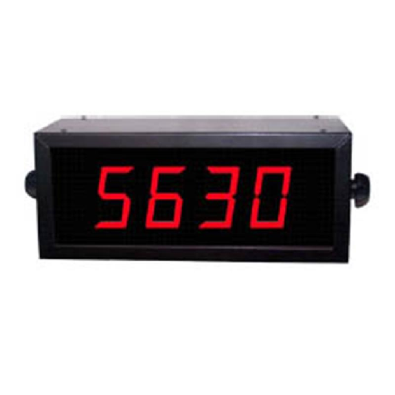 Afficheur num. 4dgt 180mm BCD 1 face IP65 100-240Vac-Lire la description