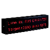 Afficheur alphanum. 1lx13c 50mm Ethernet 1 face IP65 100-230VAC