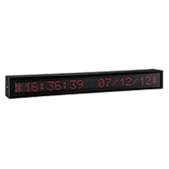 Afficheur alphanum. 1lx6c 100mm Ethernet 2 faces IP65 HL-Lire la description