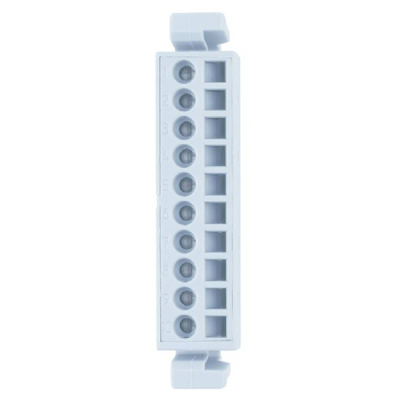 Connecteur frontal, 10 bornes à ressorts-Lire la description