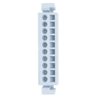 Connecteur frontal, 10 bornes à ressorts-Lire la description