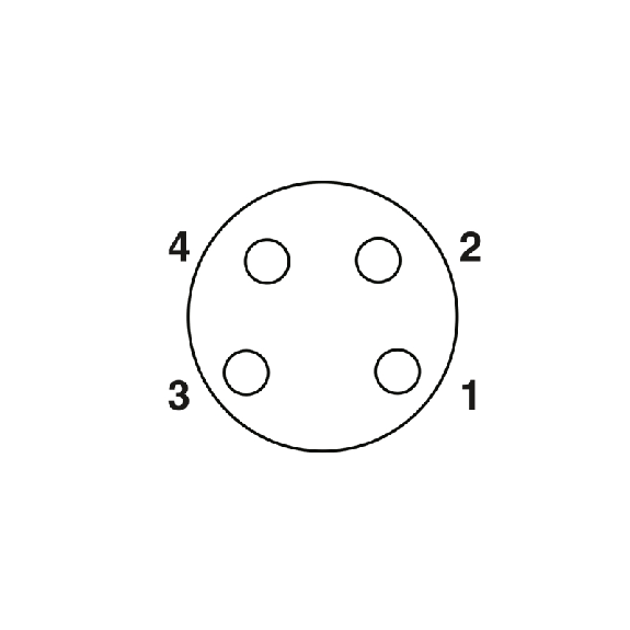 M08A Fem Droit 4p; Bornes rapide Piercecon®, 0,14-0,38mm², Ø3-5mm-Lire la description