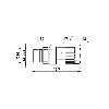 M12A Mâle Droit 12p; Bornes Piercecon, Ø8,2mm