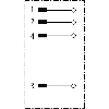 M12A Mâle Droit 4p; Bornes guillotines 0,14-0.34mm² Ø5,5-7,2mm Blindé