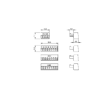 Connecteur pour BNI IOL-309-000-K024-Lire la description