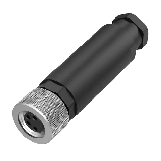 M08A Fem Droit 4p; Bornes à vis (x4) 0.14-0.5mm², Ø3.5-5mm-Lire la description