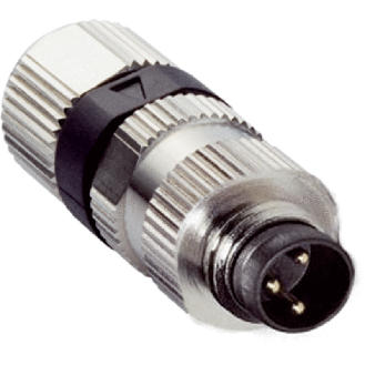 M08A Mâle Droit 3p; Bornes rapide Piercecon® 0,38 mm², Ø3-5mm-Lire la description