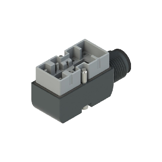 Connecteur métal pour NA et NB avec bloc contact B02, M12 radial-Lire la description