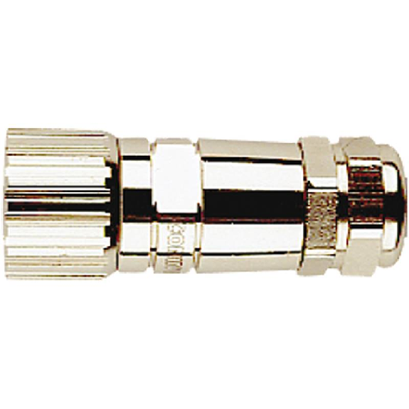 M23 Fem Droit 12p; Bornes à souder <1mm², Ø8-14mm-Lire la description