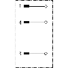 M08A Mâle Coudé 3p; Bornes à souder <0.25mm², Ø3.5-5mm
