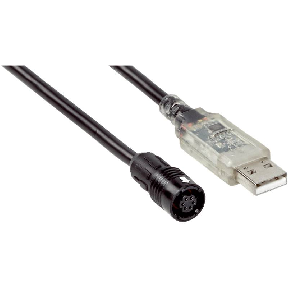 Connecteur HRS Fem 6p/USB Mâle; Câble PVC 6 fils 1,8m Connecteur HRS Fem 6p/USB Mâle; Câble PVC 6 fils 1,8m-Lire la description