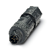 M12A Mâle Droit 5p; Bornes Push-Lock, Ø4-8mm