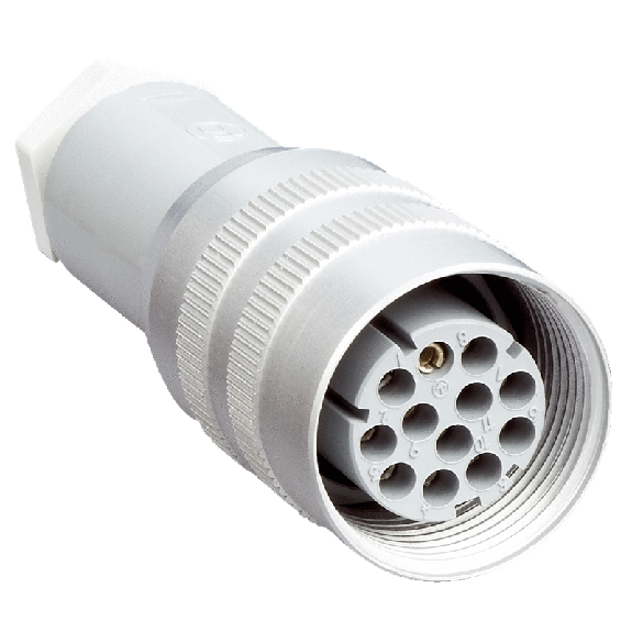 M26 Droit Fem 12p; Bornes à sertir max. 0,5 mm², Ø8-10mm-Leggi tutto