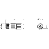 M12A Fem Droit 4p; Bornes guillotines (x4) 0.14-0.34 mm², Ø3.5-6mm