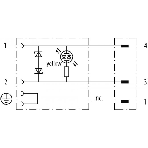 EV Forme C 8mm 24V/M08 Mâle Droit 3p; PUR UL/CSA 3x0.34 Noir 2m-Lire la description