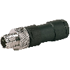 M08A Mâle Droit 4p; Bornes à souder <0.25mm², Ø3.5-5mm
