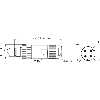 M12D Mâle Droit 4p; Bornes IDC 0,14-0,34mm², Ø4-8mm, Blindé; Ethernet