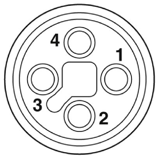 M12T Fem Coudé 4p; Bornes à vis, Ø8-10mm PG11-Lire la description