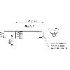 M08A Fem Droit 3p; Bornes à vis 0,14-0,5mm², Ø3.5-5mm