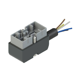 Connecteur métal pour NA et NB avec bloc contact B11, câble 10m PVC-Lire la description