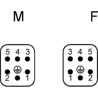 Insert mâle à raccordement à sertir, 1 - 5-Lire la description