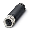 M08A Fem Droit 3p; Bornes à vis (x3), Ø3,5-5mm