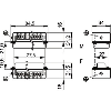 Insert, raccord à vis, mâle, avec protection fil, 1-6