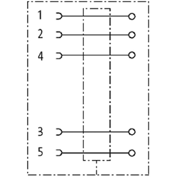 M12A Fem Coudé 5p; Bornes à vis, <0.75mm², Ø6-8mm; Blindé-Lire la description