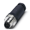 M12A Mâle Droit 5p; Bornes à vis (x5)<0,75mm², Ø6-8mm PG9